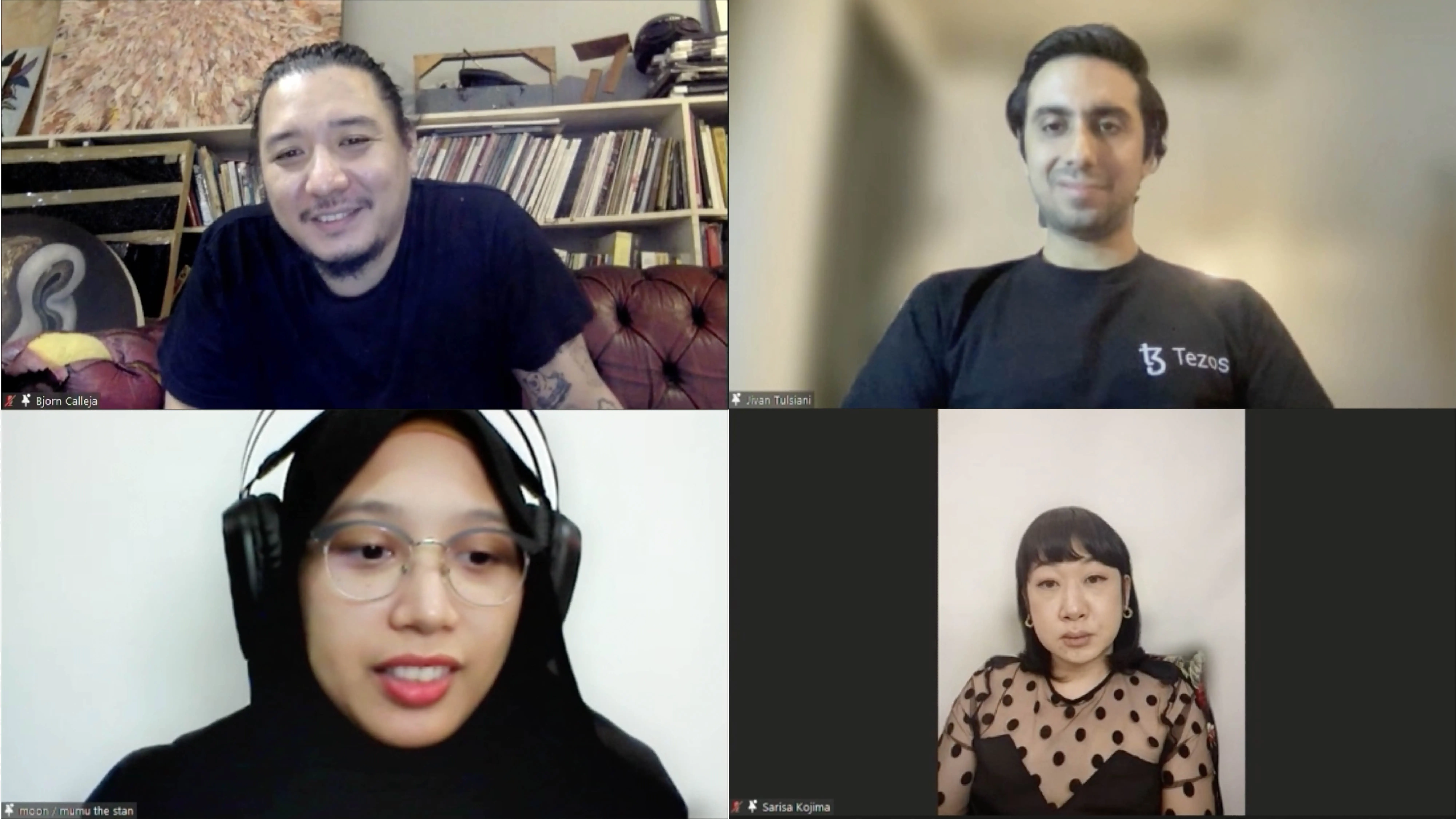 Bjorn Calleja, Jivan Tulsiani, Bottom L-R: Mumu, Sarisa Kojima