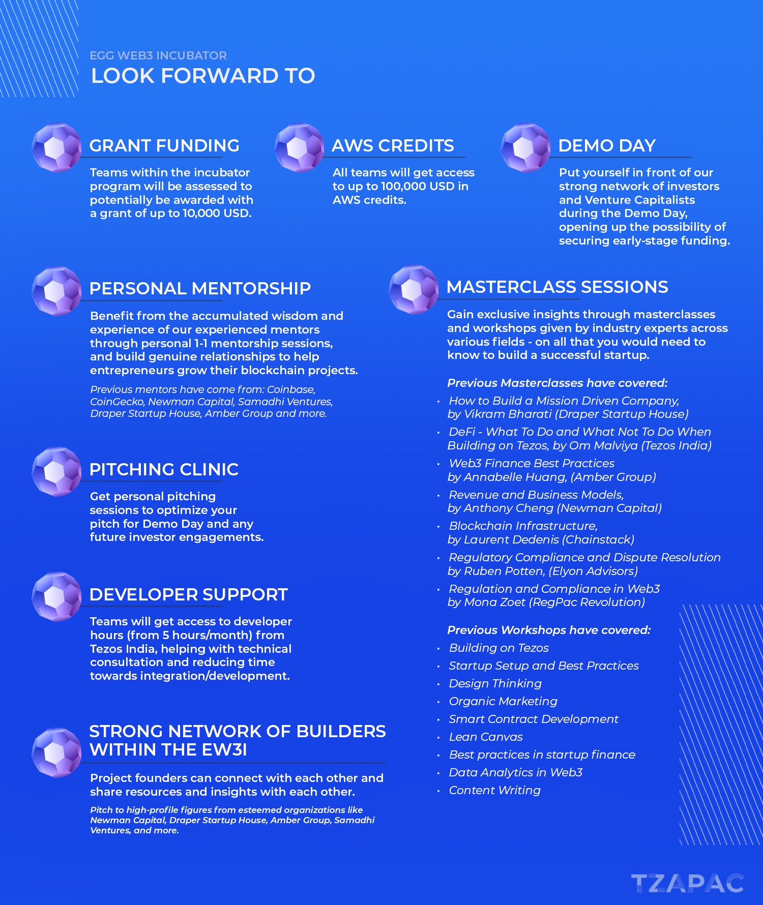 TZ APAC Tezos Incubator What to expect