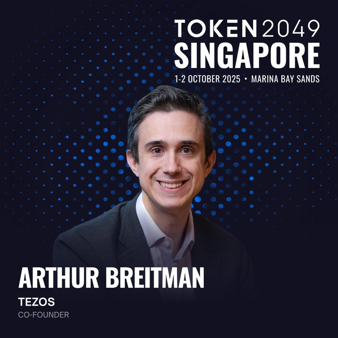 Arthur Breitman, Co-founder of Tezos - Speaking Slot at TOKEN2049